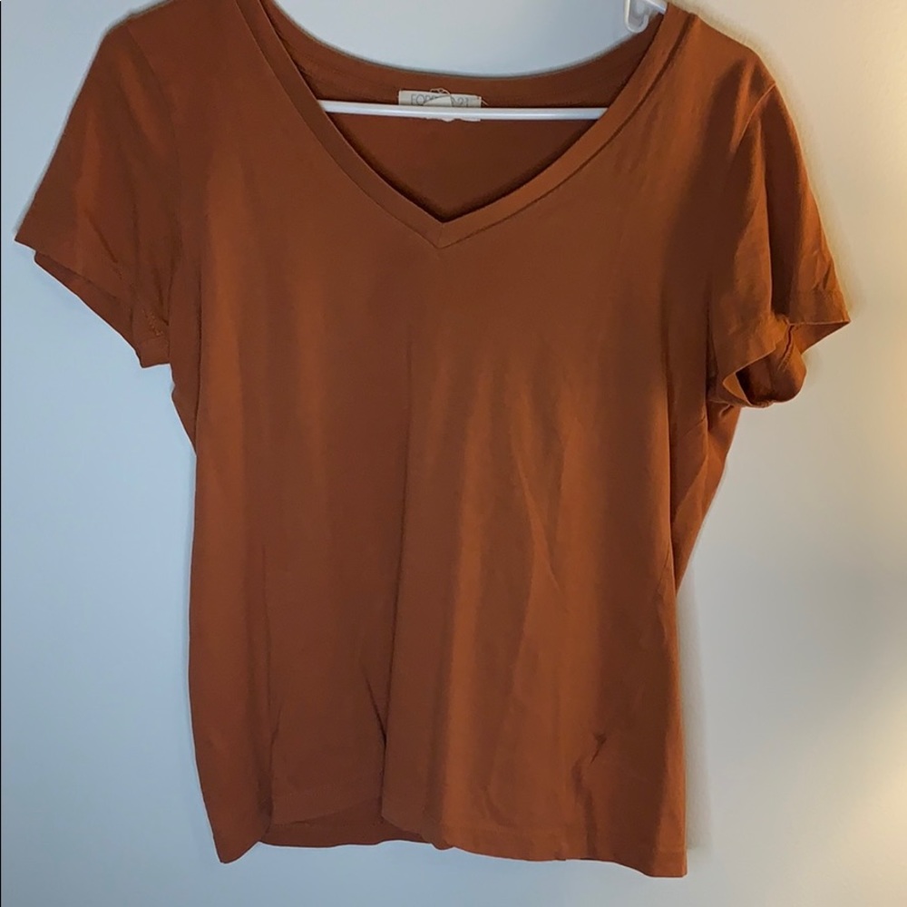 Burnt orange tshirt
